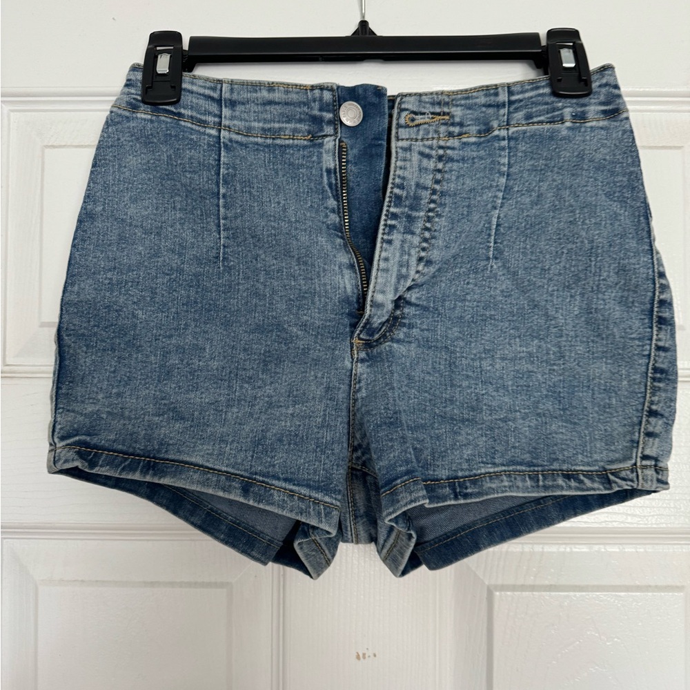 Denim High-Waisted Women's Shorts